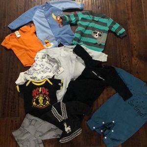 Baby boy lot - 0-3 months - good used condition